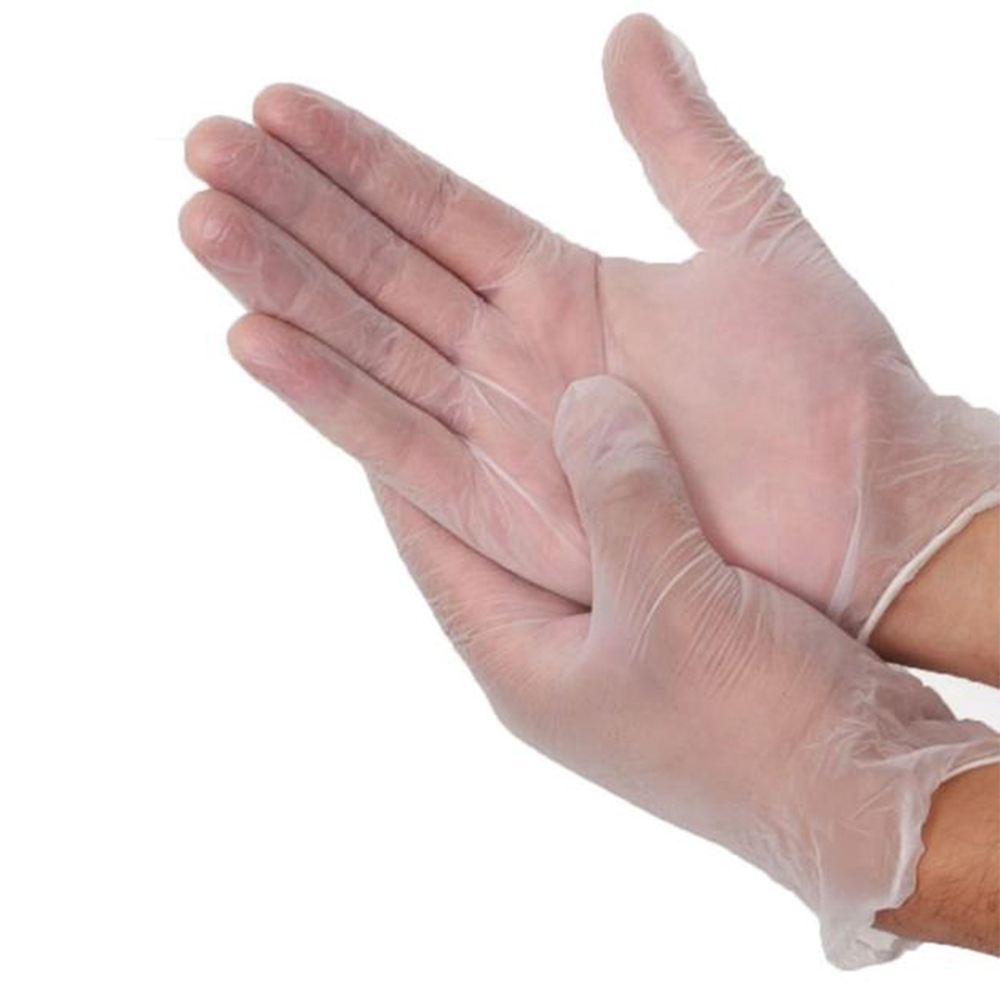 DISPOSABLE VINYL GLOVES BOX OF 100